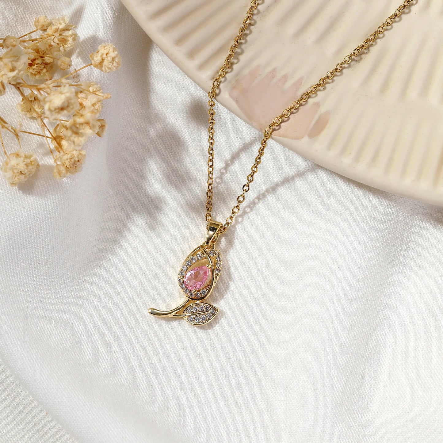 🌸 Palora Rosy Dew Necklace