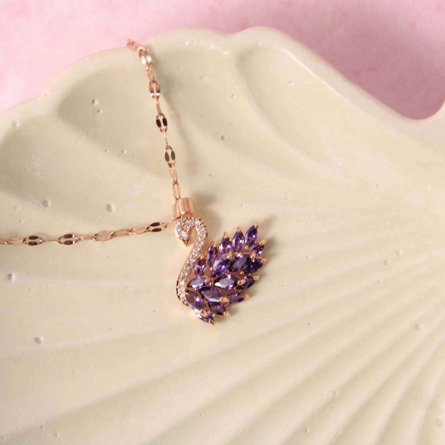 Millenia Dancing Swan Necklace